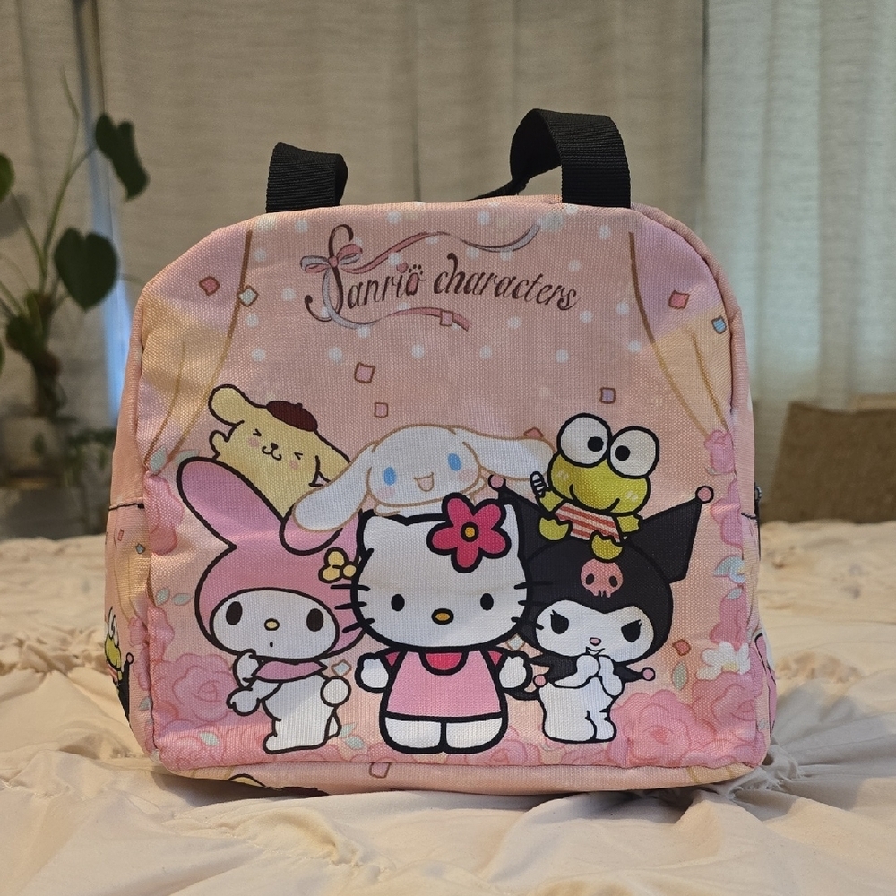 Sanrio Hello Kitty Friends Insulated Lunch Bag Kuromi My Melody Kawaii